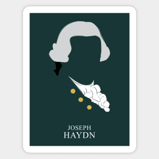 Joseph Haydn - Minimalist Portrait Sticker